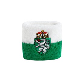Flaggenfritze Sweatband with Austrian Flag Design of Styria, Set of 2 + Free Sticker
