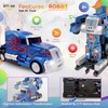 Family Smiles Kids Transforming Robot RC Truck Car Toys for