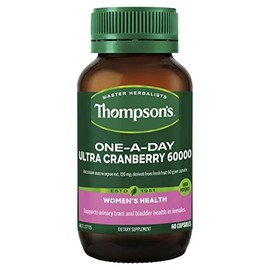 Thompson's One-a-day Ultra 60000 mg Cranberry 60 capsules | High Potency | Urinary Tract and Bladder Health | Antioxidant