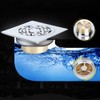 Stainless Steel Chrome Plated Floor Drain Anti Odor Insect Resistant