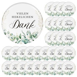 Fiada Set of 30 Thank You Gift Magnets Wedding Magnets Thank You Guest Gift for Wedding Christening Birthday for Guests Teachers Colleagues