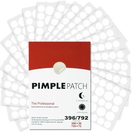 792 Parches Cosméticos de Día y Noche, Parches Redondos y Transparentes para Granos y Espinillas, Calcomanías Ultra Finas de 9mm y 12mm, Cobertura Invisible para Imperfecciones