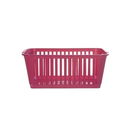 Whitefurze 25cm Storage Basket for Home, School or Office in Grey/Silver