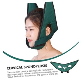 minkissy Cervical Device Household Fixation Band Support Brace for Spinal Decompression