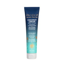 Pacifica Coconut Cream Body Lotion – Moisturizing Coconut & Vanilla Body Cream w/Aloe, Vitamin E & Chamomile for Soft Skin, Soothing Hydration for Dry Skin Lightweight Non-Greasy Vegan & Cruelty-Free