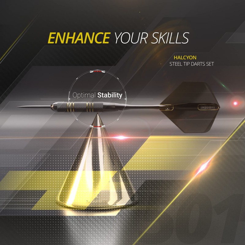 CC-Exquisite Darts Set | Professional 12 X 20/22g Metal Tip