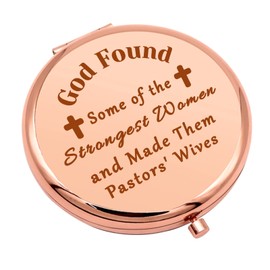 Pastors Wife Gift Thanks You Gift Religious Gift for Women Compact Mirror for Minister's Wife Pastor Wife Appreciation Gifts Pocket Makeup Mirror Mother's Day Birthday Gifts