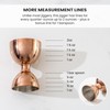 A Bar Above Premium Bell Jigger, 304 Stainless Steel Double