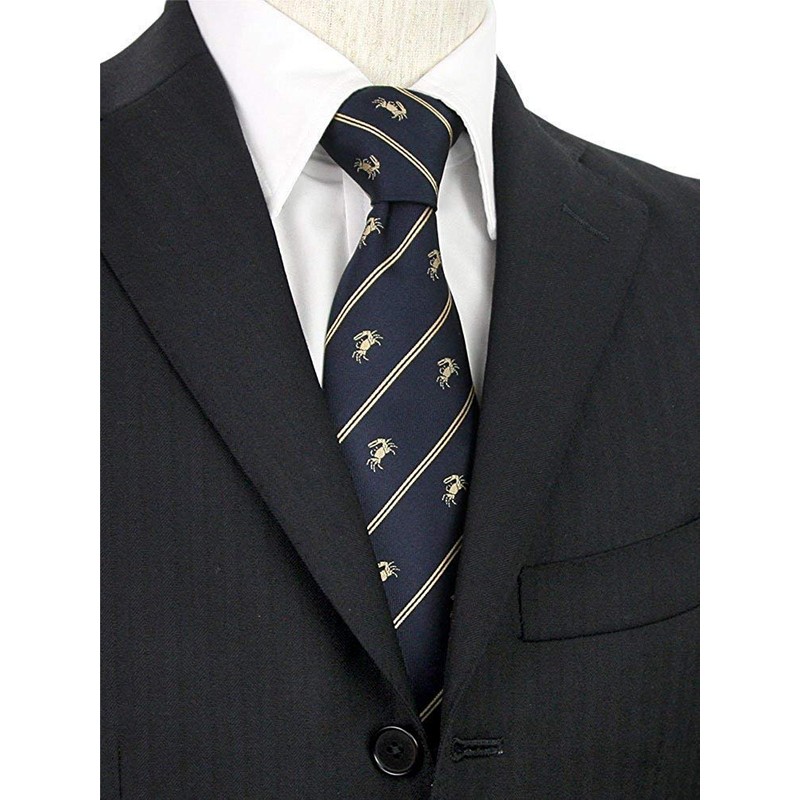 [COLORATA] Carolata Sea Life Pattern Necktie (100% Silk / Jacquard