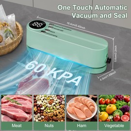 Mini Bag Versiegelung, Handheizheizung mit 3 Außenanschlüssen Vakuumversiegelungsmaschine, tragbare Dichtungsmaschine für Snack Konservierung Lebensmittellagerung