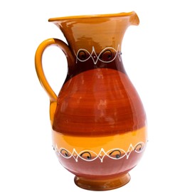 Cactus Canyon Ceramics Spanish Terracotta 2 Quart Pitcher - Spanish Sunset