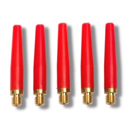 Katimex® Starting Sleeve 2.0 for Kati Blitz Compact | Pack of 5 | for Glass Fibre Profile Diameter 3.0 mm Brass Sleeve with Plastic Sheath, Male Thread M5