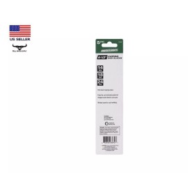 Masterforce 5 piece 6.5" Coping Saw Blade Combo Pack Medium / Fine / Extra Fine 14/18/24 TPI