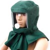 Sand Blasting Hood Cap Canvas Shawl Sandblaster Protective Face Cover