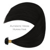 WENNALIFE Bonding Real Hair Extensions, 40 cm, 50 g, 50s