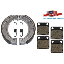 H&H Bros 3 Front Rear Brake pad Shoe Spring for Yamaha Bear Tracker 250 YFM250X 2001-2004