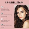 3Pcs Lip Stain - Lip Liner Stain, Natural Long Lasting