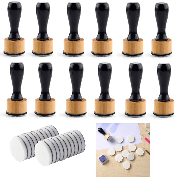 Briartw 36 Pieces 12 Pieces Mini Ink Blending Tools with
