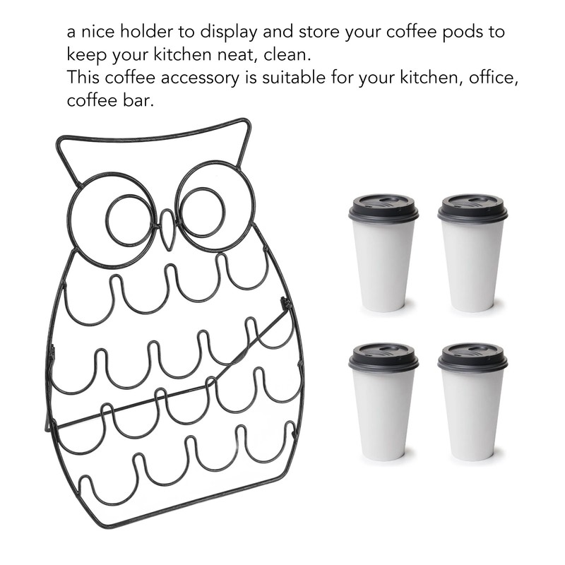 Coffee Pod Holder Coffee Pods Storage Organizer Stand Large Capacity