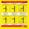 TSS UPVC Door Handles Set - Lever Offset Lever -