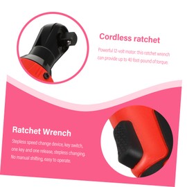 Angoily Electric Ratchet Wrench Power Tool for Vehicle Repair High Strength Durable Design Easy Operation Speed Change Device for Truss Installation Mechanical Maintenance