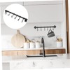 GLEAVI 1Pc Kitchen Utensil Hook Mounted Storage Shelf for Kitchen