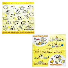 Pompompurin Napkin Lunch Cloth, Sanrio, Children, Set of 2