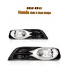 AUTOFREE Fog Lights for 2012 2013 Honda Civic Coupe 2Dr