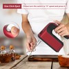 Yomelo 9-Speed Digital Hand Mixer Electric, 400W Powerful DC Motor,