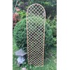 Round Top Debarked Willow Trellis Panel