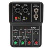 Dpofirs Professional Mixer Sound Board Console, 48V 2 Channel Desk