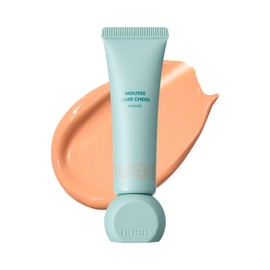 nuse Mousse Care Cheek Handy - Liquid Blush for Cheeks | Soft Color, Glowy Finish, Buildable & Watercolor Effect Blush for Natural Look | Vegan Makeup (01 Mandarine Pang)