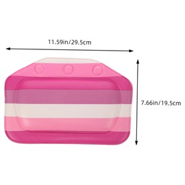WOFASHPURET Bathtub Pillow Spa Pillow Bathtub Head Pillow Bath Tub Pillow Headrest Bathtub Headrest Waterproof Headrest Bathtub Neck Pillow For Bathtub Bath Neck Bath Mat Bathroom Pillow Pvc