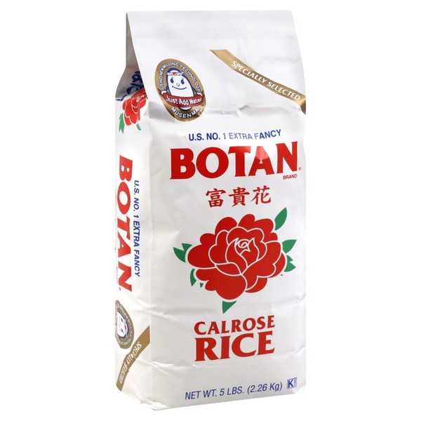Botan Calrose Rice Extra Fancy, 5lbs
