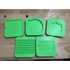 Laser Engraver Jig for 4" Square Slate Coasters – Fits