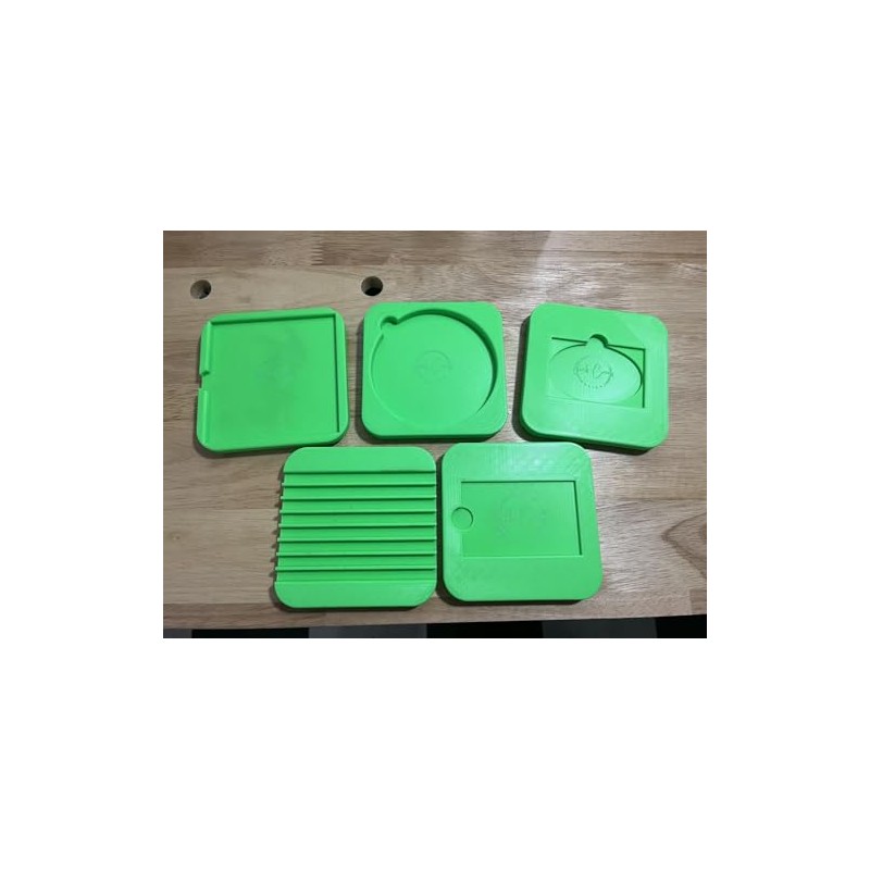 Laser Engraver Jig for 4" Square Slate Coasters – Fits