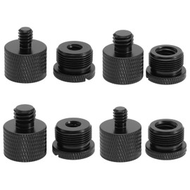 SING F LTD 8Pcs Screw Adapter Kit Flash Hot Shoe Mount Adapter 5/8 to 3/8 5/8 to 1/4 Accessories for Microphone Holders Microphone Clips Camera Holders
