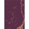 2025 Stylish Purple Marble Design A5 Hardcover Diary Week to