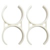 Large/Large 2.5"x2.5" Reverse Osmosis RO Clips (Set of 2),Hold Membrane