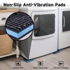 BJADE'S Anti Vibration Isolation Pads 4 Pack,Mechanical Vibration Damping Pad,Air