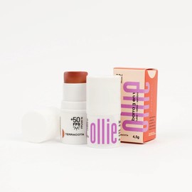 Ollie - Barra 3 en 1 Rubor, Labial y Sombra FPS +50 | Terracota