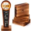 Colingmill 4 Pack Pine Beer Tap Handle Display, 3 x