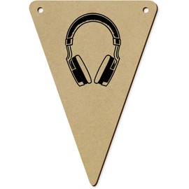 5 x 140mm 'Wireless Gaming Headset' Wooden Bunting Flags (BN00080508)