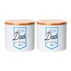 Ceramic Jar with Lid Bamboo - Certified Father of the