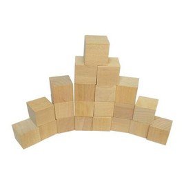 30PCS Unfinished Wooden Blocks Blank Wooden Cubes Square for Crafts and Carving Plain Blank Natural Wood Blocks Puzzle Making Crafts and DIY Projects (30x30x30mm)