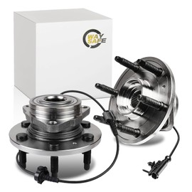 OWAYSAFE [AWD/4WD 6-Lug] Front Wheel Bearing Hub for 2007-2014 Cadi Escalade ESV Chevy Suburban 1500 Tahoe GMC Yukon XL 1500 2007-2013 Escalade EXT Avalanche Silverado Sierra 1500 Replacement - 515096