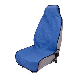 Blueshyhall Car Seat Covers, Waterproof, Washable and Non-Slip, Seat Protector, Car Front Seats, Terry Fabric, Anti Sweating Car Seat Cover, Car Seat Covers After Sports (Blue)