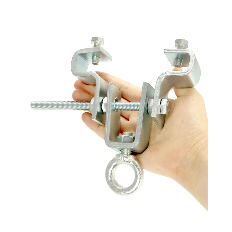 QWORK® Boxing Punching Bag Hanger, I-Beam Clamp Holder, Punching Bag