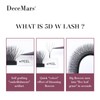 DeceMars 5D W Shape Premade Eyelash Extensions Clusters Natural Soft