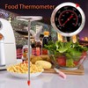 Oil Thermometer Long Handle Deep Frying Thermometer Instant Read with